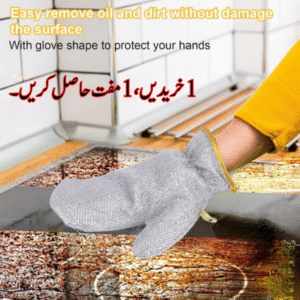 Multipurpose Wire Dishwashing Gloves | Dishwashing Rags For Wet And Dry, Steel Wire Miracle Cleaning Cloth With Glove Shape Buy 1 get 1 free